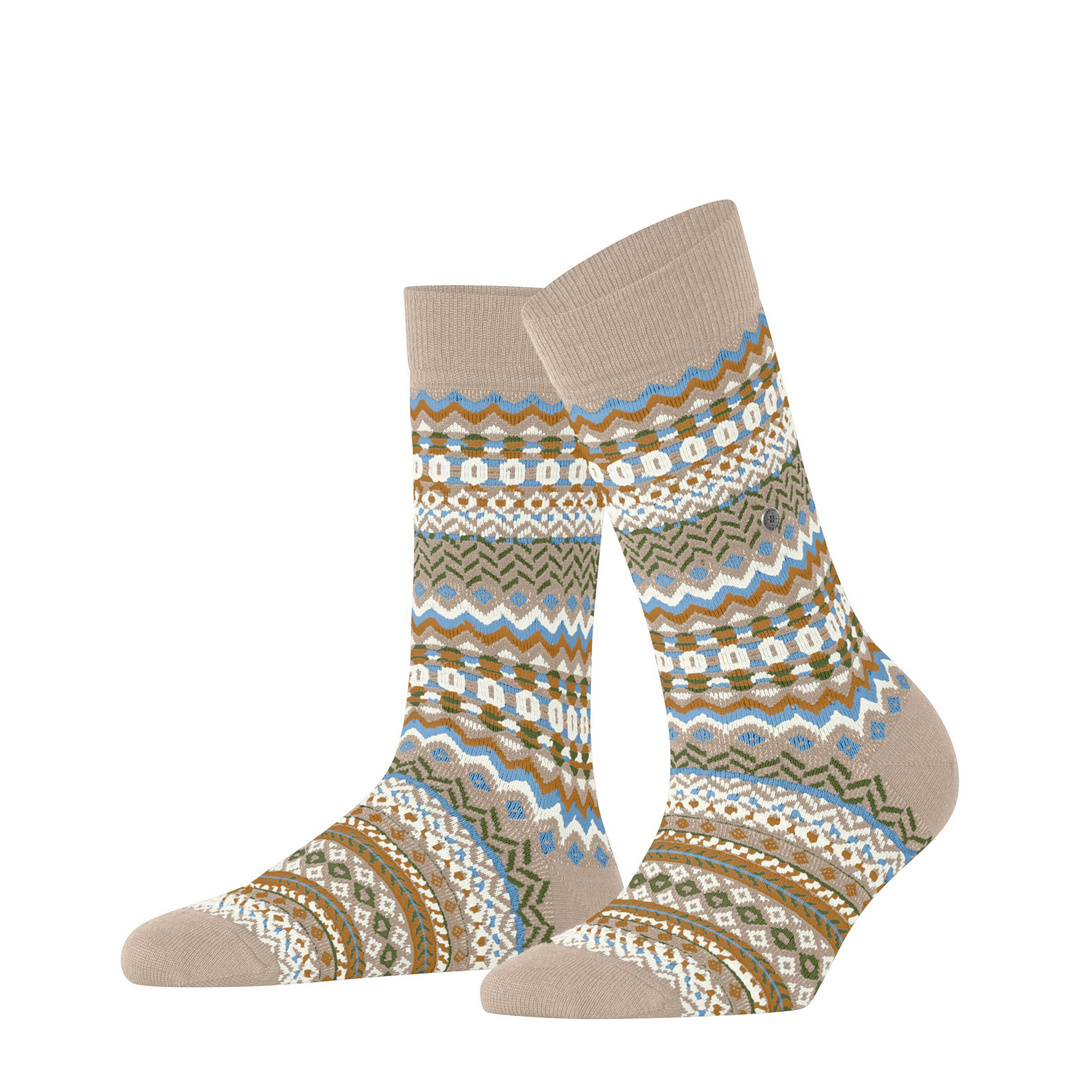 Burlington Fair Isle Femmes Chaussettes