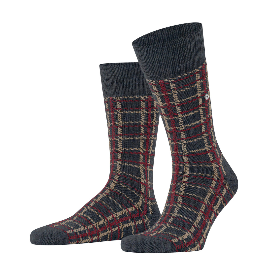 Burlington Grid Hommes Chaussettes