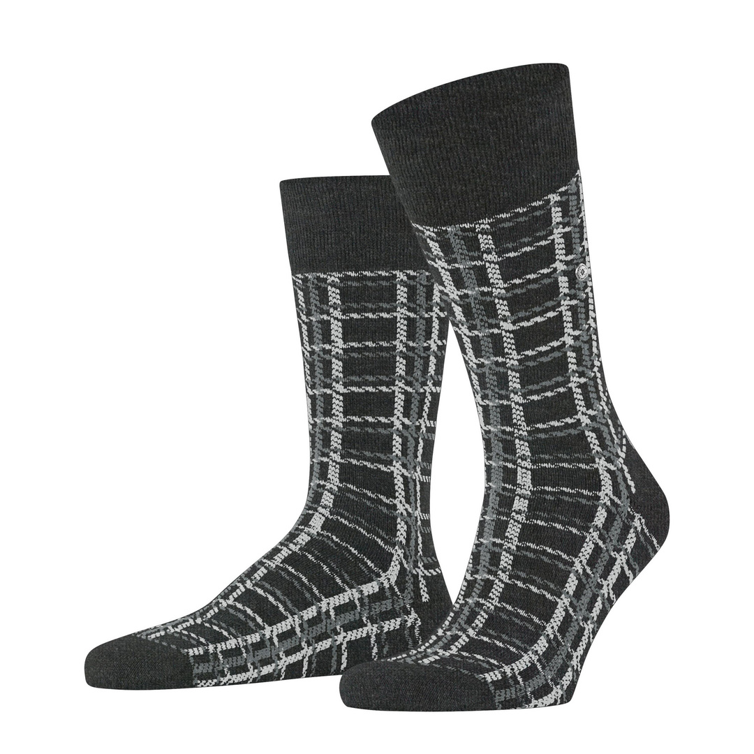 Burlington Grid Hommes Chaussettes