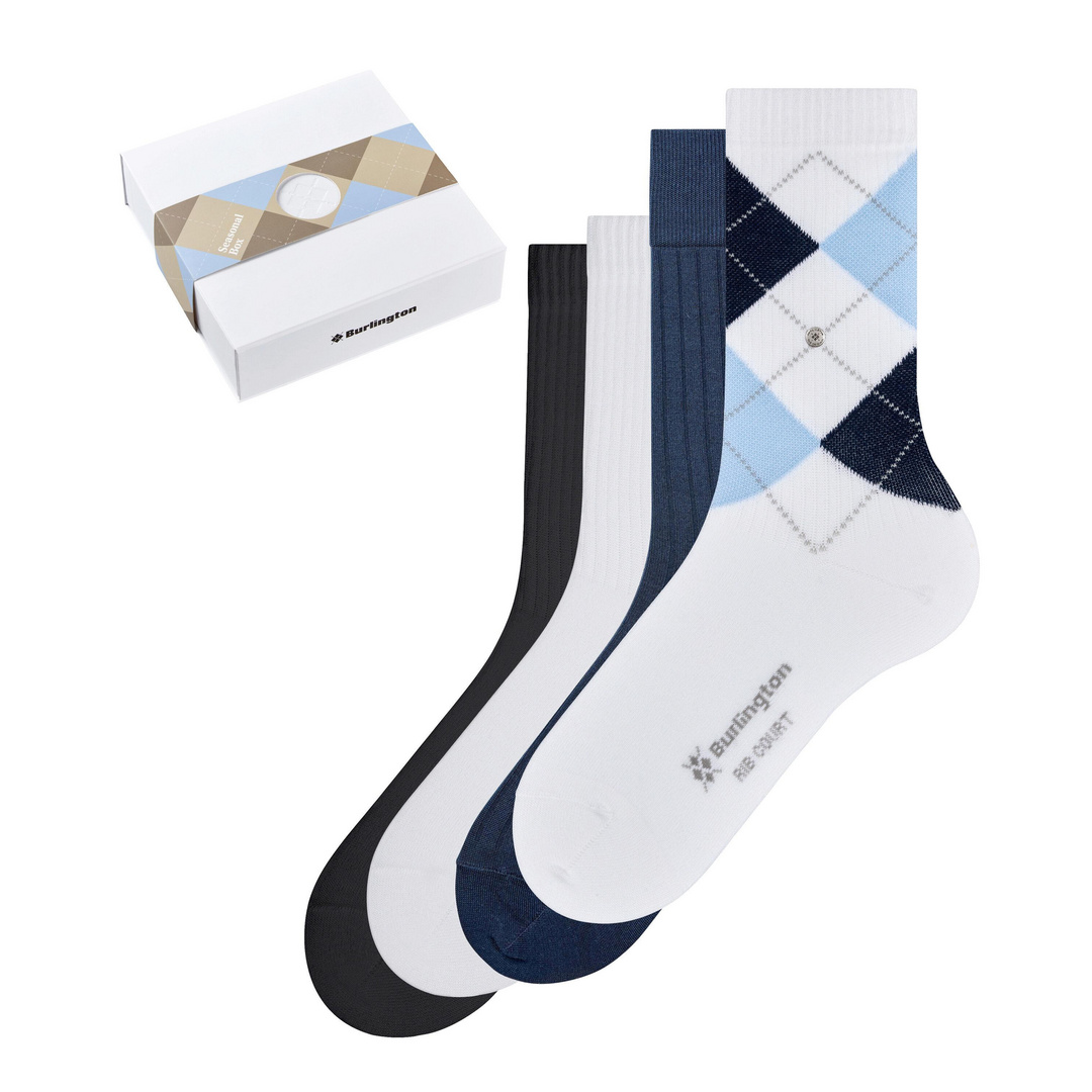 Burlington Rib Box Men Socks